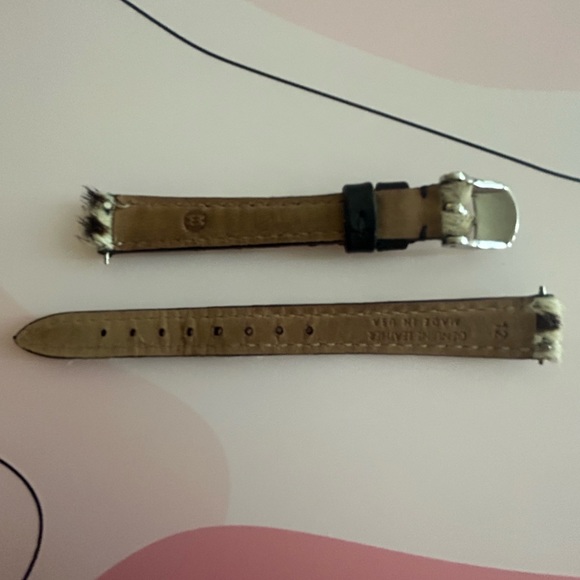 Michele 12mm Leopard Print Watch Strap - Picture 2 of 5